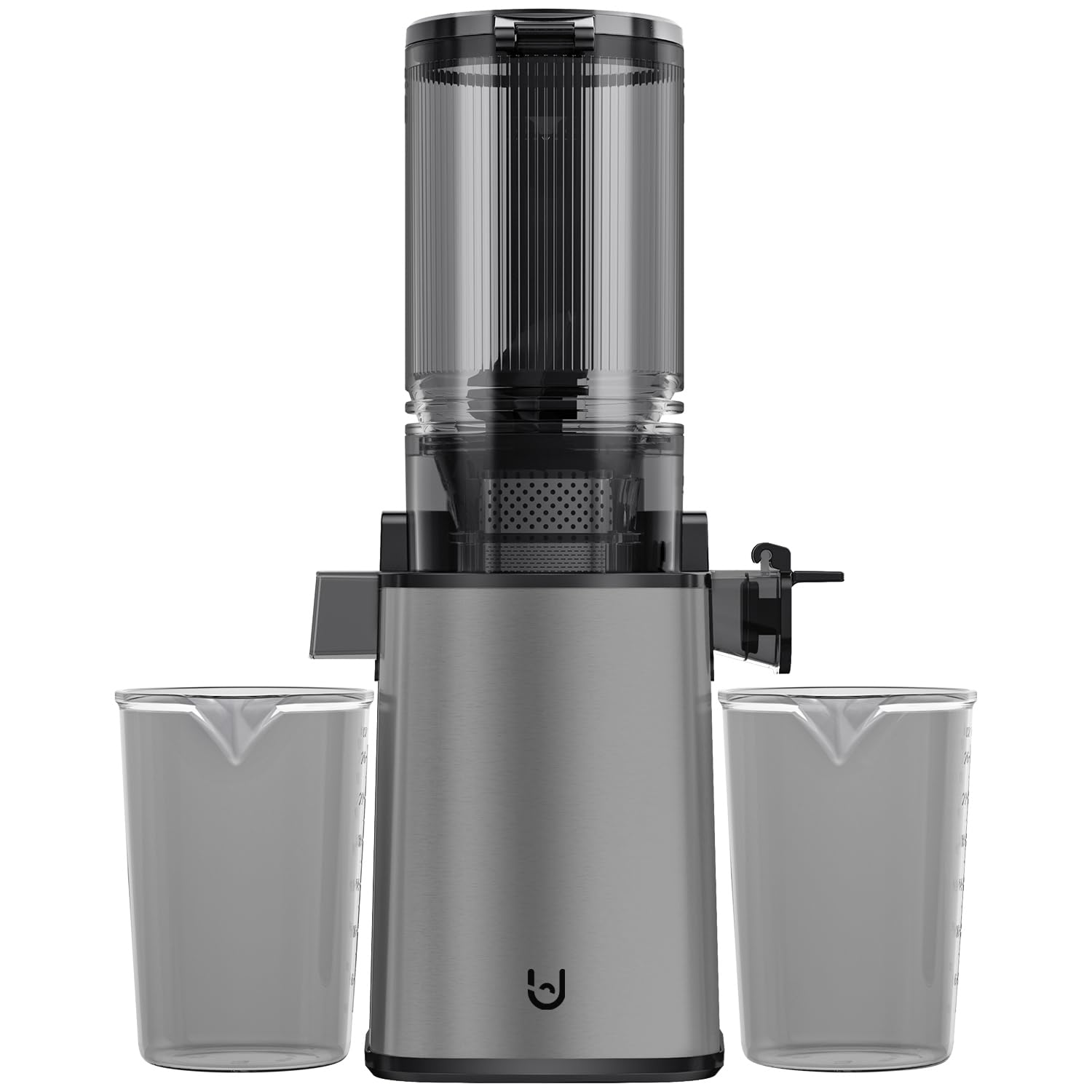 Masticating Juicer Machines, 5.3" Inch Feeding Chute Supports Whole Fruits and Vegetables,350W Slow Cold Press Juicer,Easy to Clean