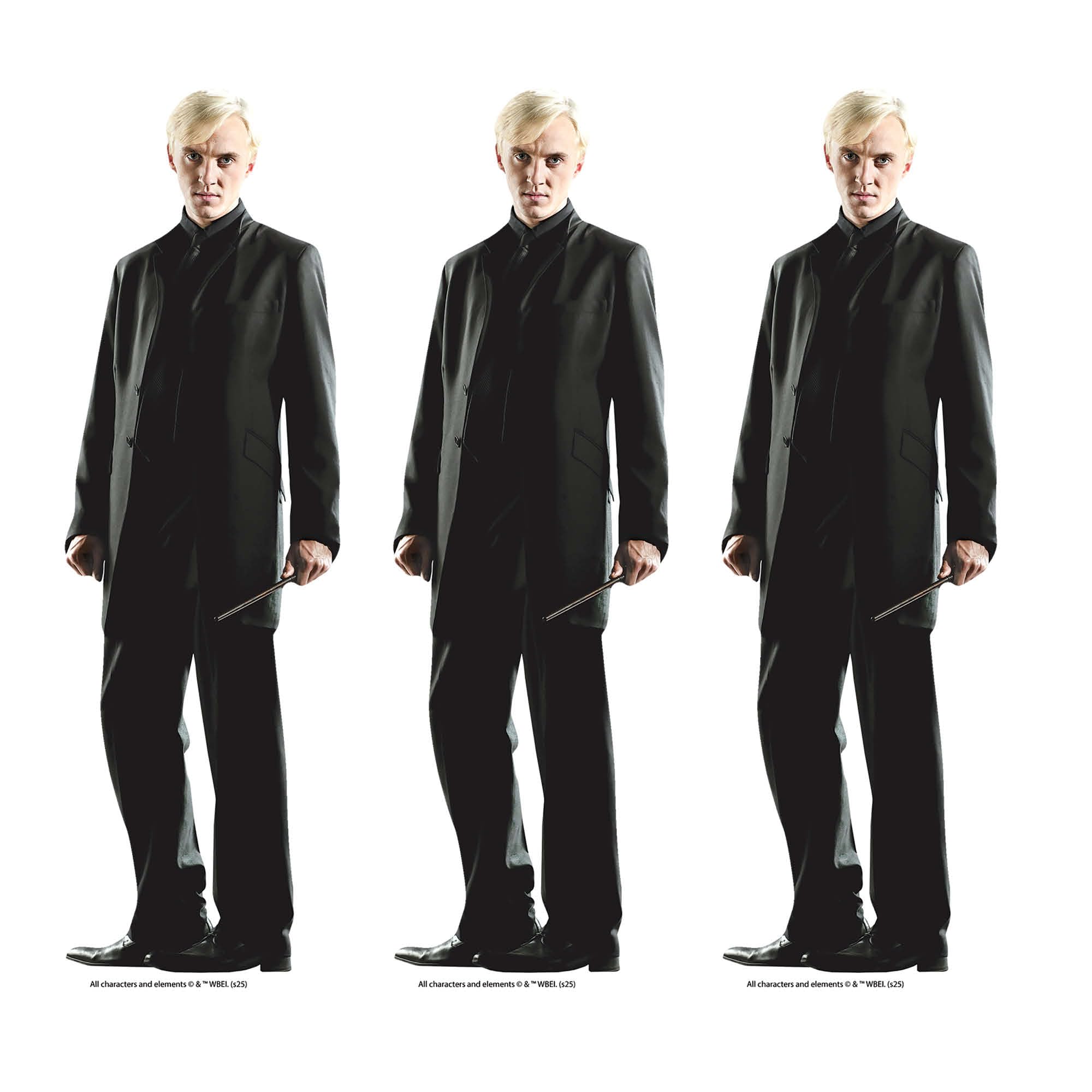 Star Cutouts SC4843 Draco Malfoy Harry Potter Three Shelf Top Pack β Mini Cardboard Cutouts for Bedrooms, Displays & Collectors β 30cm