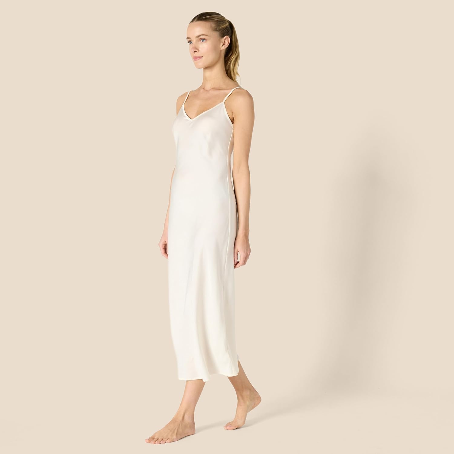 Amazon Essentials Women's Satin Sleepwear Cami Slip Nightgown - Image 4