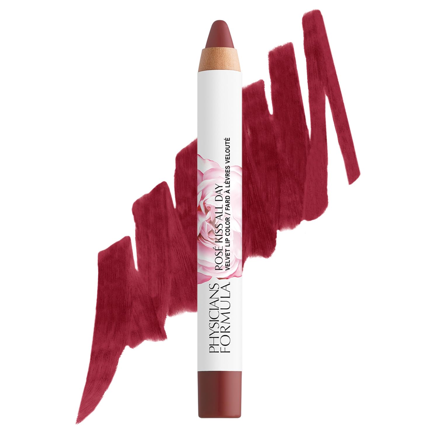Physicians Formula Rosé Kiss All Day Velvet Lip Color Wine & Dine | Dermatologist Tested, Clinicially Tested Wine & Dine 1 Count (Pack of 1)