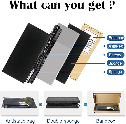 Miniatura 6 de Batería M5Y1K para Dell Inspiron 17 15 14 5000 3000 Series 5755 5759 5758 5756 5559 5558 3551 3451 3558 i3558 3567 5458 GXVJ. 3 453 -BBBQ WKRJ2