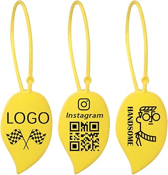 100 Personalized Plant Labels Custom Plastic Merchandise Logo Hang Tags for Clothes Shoes Gift Key 160mm/6.3"