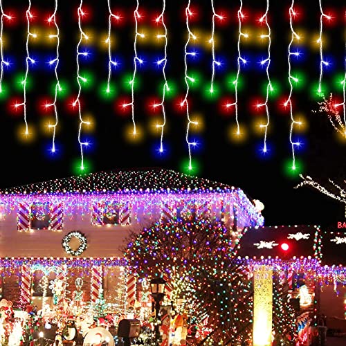 DOPO Lighting LED Lichtervorhang PORTOFINO Für Draußen – IP65 Wasserdichte Weihnachtsgirlande Mit 12 E27 Fassungen, Erweiterbar Für Terrasse, Garten & Partys