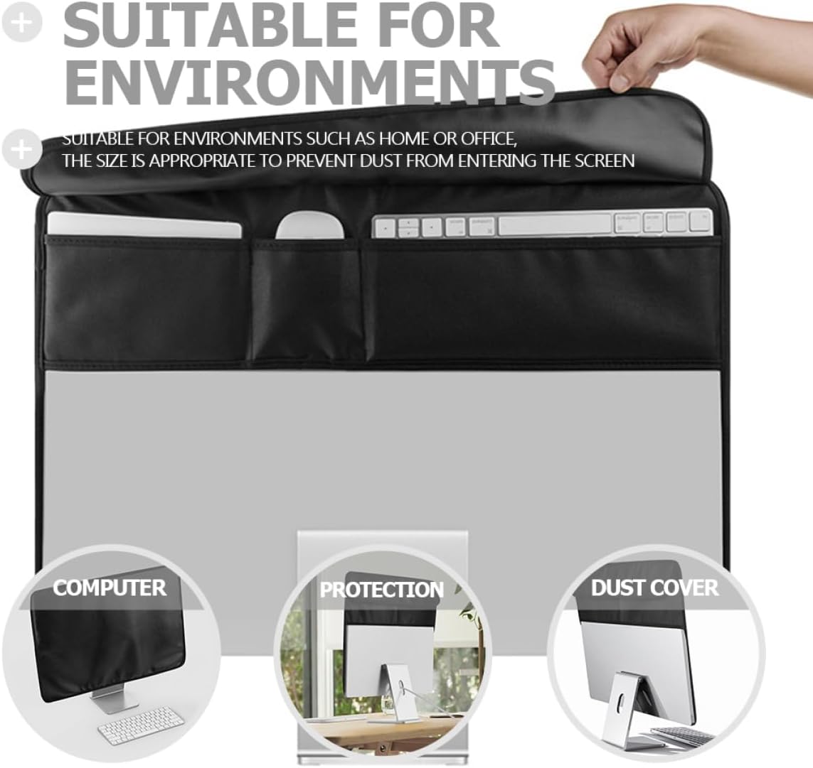 Tofficu Dust Cover Sleeve Monitor Protector for Lightweight and Design to Shield against Dust Scratches and Daily Wear Practical Screen Sleeve for Computer