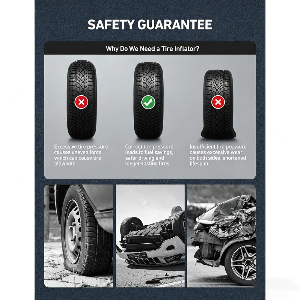 2 Sets Digitale Reifendruckmesser mit Aufpumpfunktion, 250 PSI, Schnellanschluss für Pkw, SUVs, Wohnmobile
