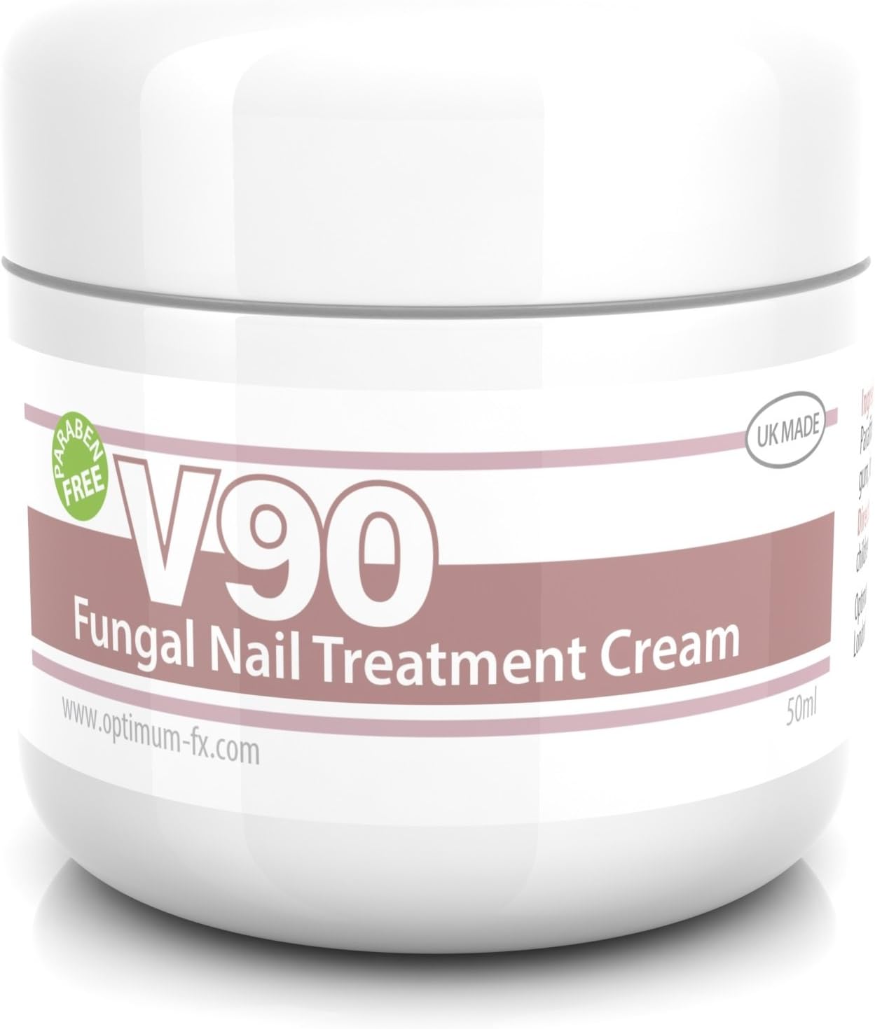 V90 Fungal Nail Infection Treatment Cream Paraben and Cruelty FREE - 50 grams