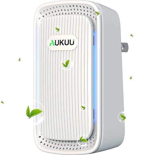 Air Ionizers (1 Pack）- Plug In Negative Ion Air Purifiers - Quiet Air Freshener for Home, Bedroom, Office, Basement - Portable Air Purifier Odor, Smoke, Dust, Pet Smell - Mini Air Cleaner Red