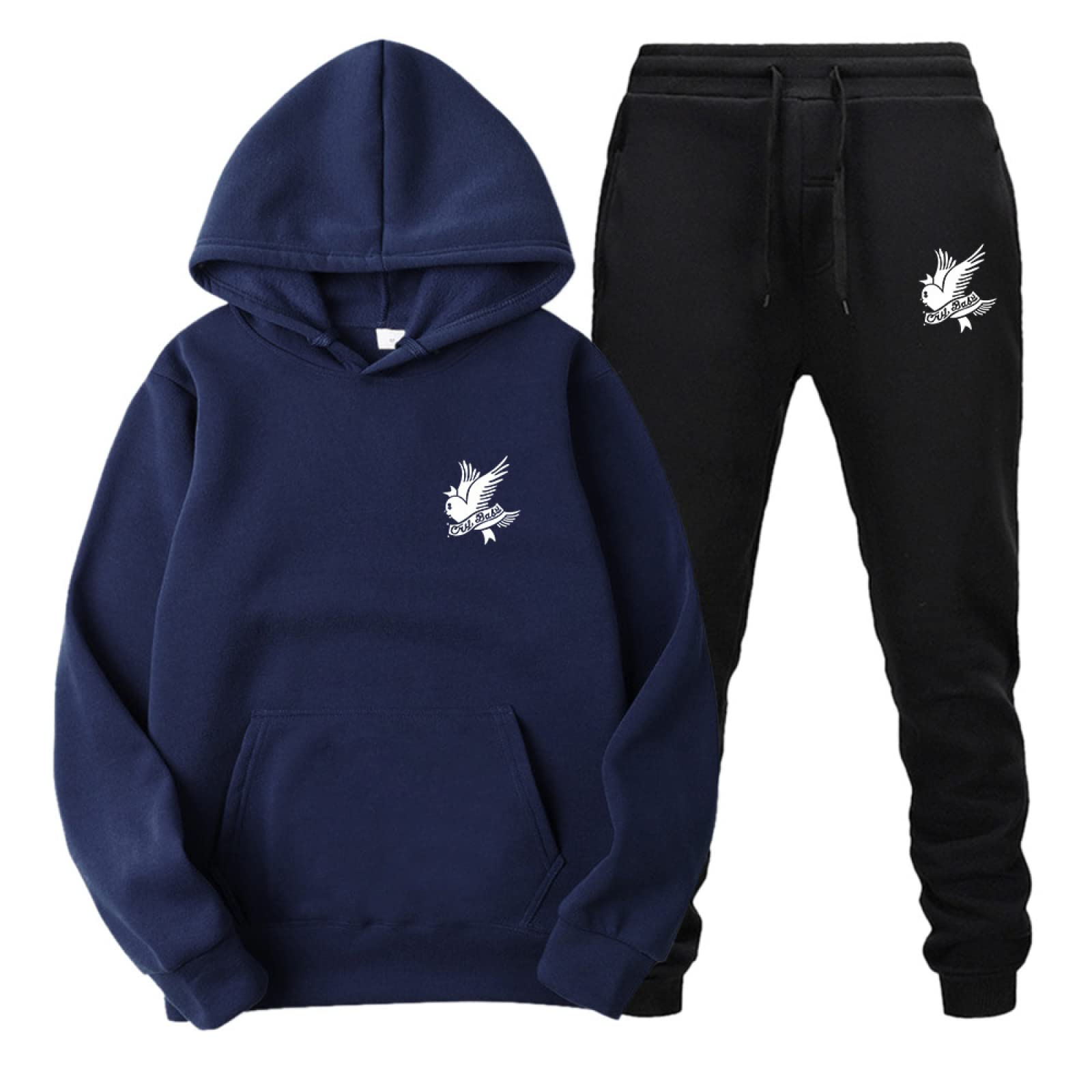 Set di Maglioni Sportivi Casual Stampati Sciolti,N-07,XXL