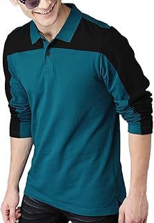 picture Collar T Shirt Full Hand long sleeve polos t shirts polos