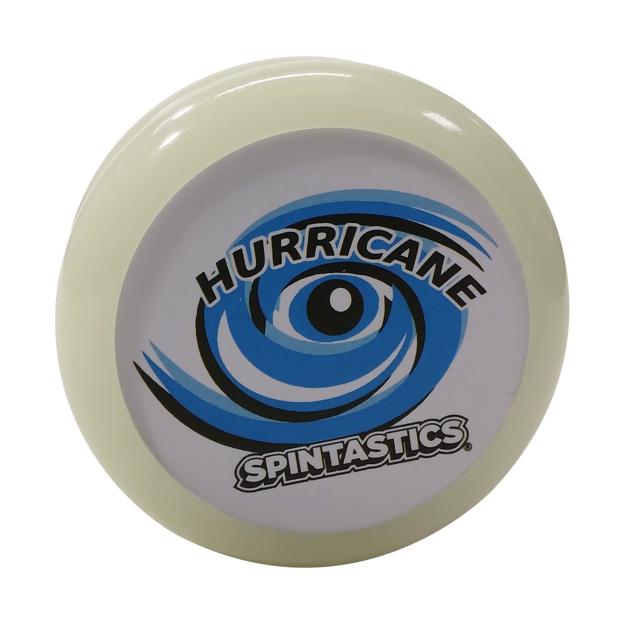 Spintastics Hurricane Yo-Yo - Classic Wooden Axle Looping YoYo (Glow)