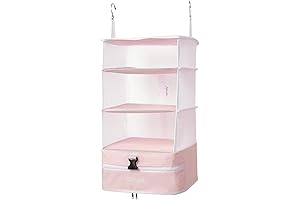 Portable Garment Hanging Shelves Bag for Suitcases