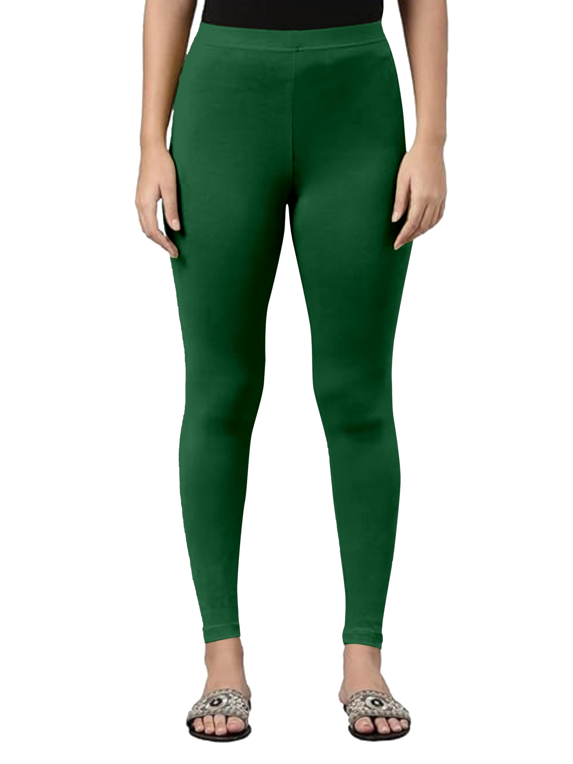 trendmalls Women's Super Combed Cotton Elastane Stretch Ankle Length Leggings with Ultrasoft Waistband-picture-15