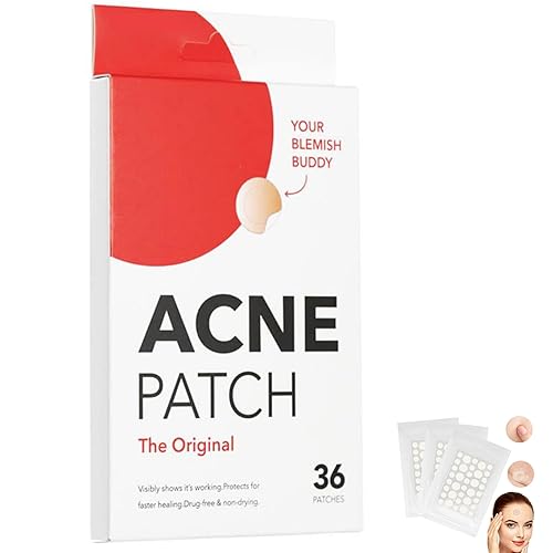 Parches de espinillas, parches invisibles para el acné para el cuidado personalizado de la piel, el mejor tratamiento para el parche hidrocoloide