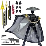 SGYYSG T13 Assembly Completed Action Figures,T-13 Action Figure, Robo 13 3D Printed Action Figure - The Ultimate Hero for Action-Packed Playtime,5.2 Inch, Black