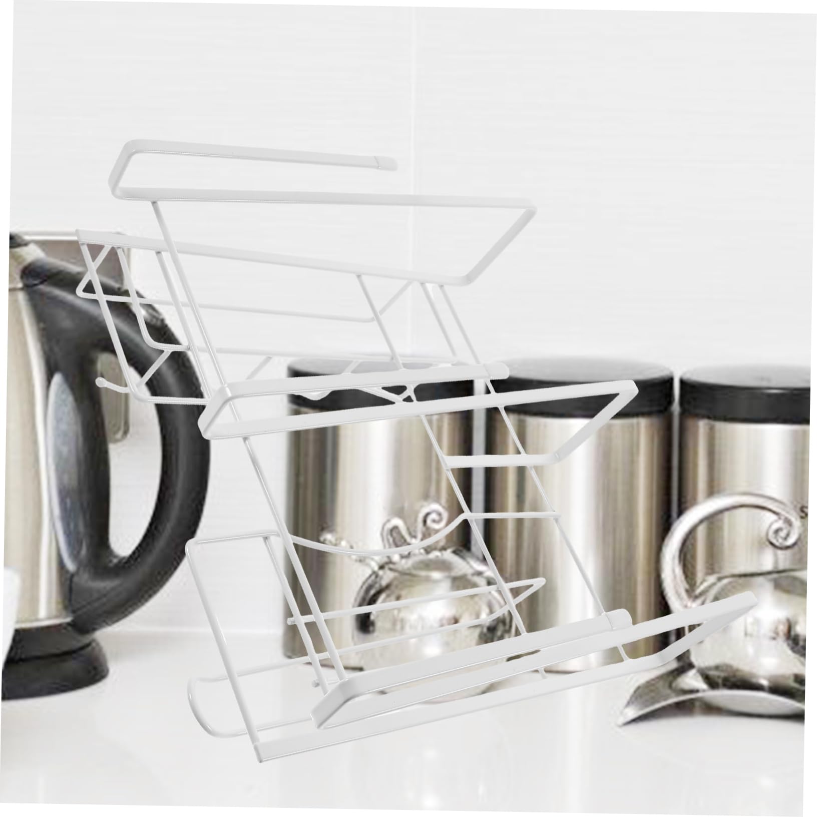 Ganci per Tazze Sottopensile per Organizer Tazze Design Perforazione e Capacità Carico