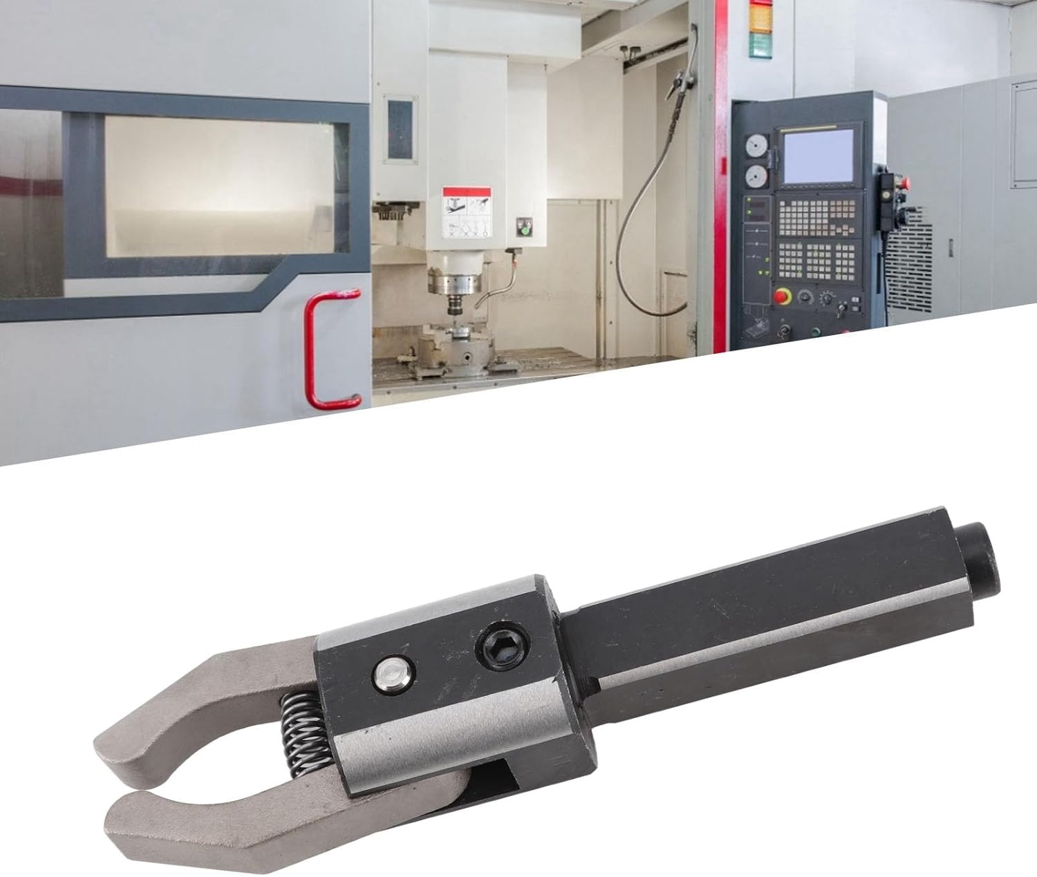 CNC Bar Puller, Lathe Straight Handle Pullers, Lathe Straight Handle Pullers One Piece Jaw for Welding for Machining (16 * 16mm)