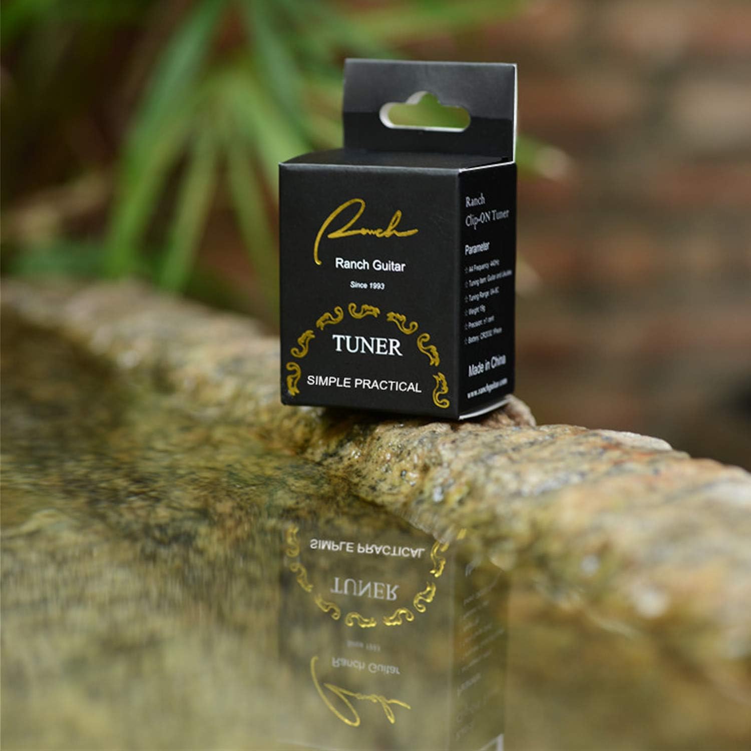 Ranch Guitar Tuner Clip On Professional for Acoustic/Electric Guitar, Ukulele, Violin, Bass, Banjo and Chromatic Tuning Modes - Classical Black - Image 7