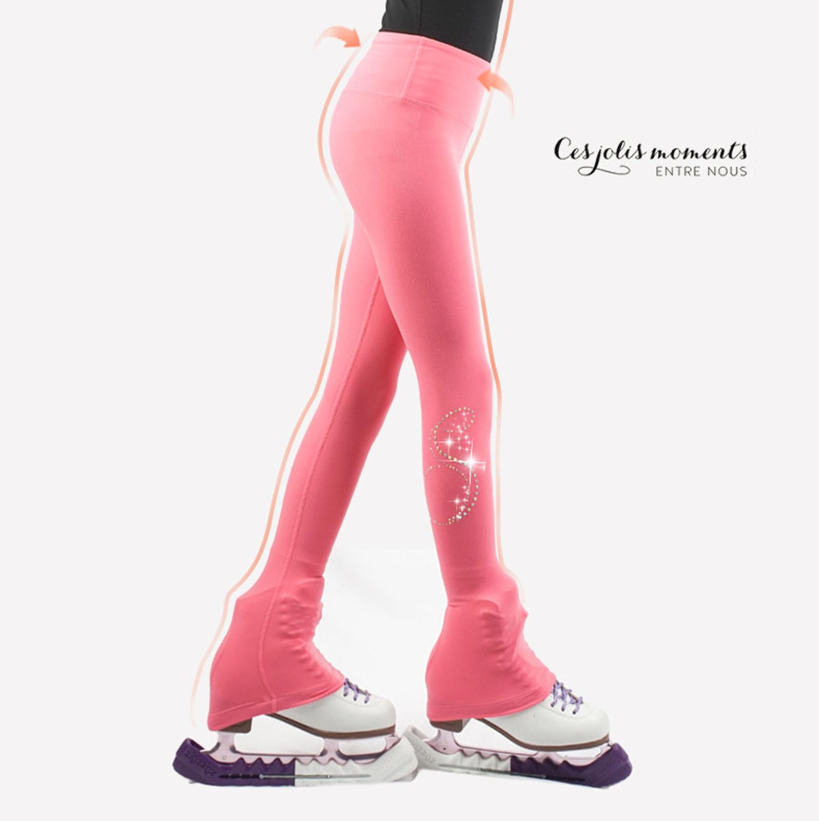 Pantalones De Patinaje Artístico, Chaqueta De Patinaje Artístico con Pantalones, Chaquetas Y Pantalones De Entrenamiento De Patinaje sobre Hielo para Niñas,004,M