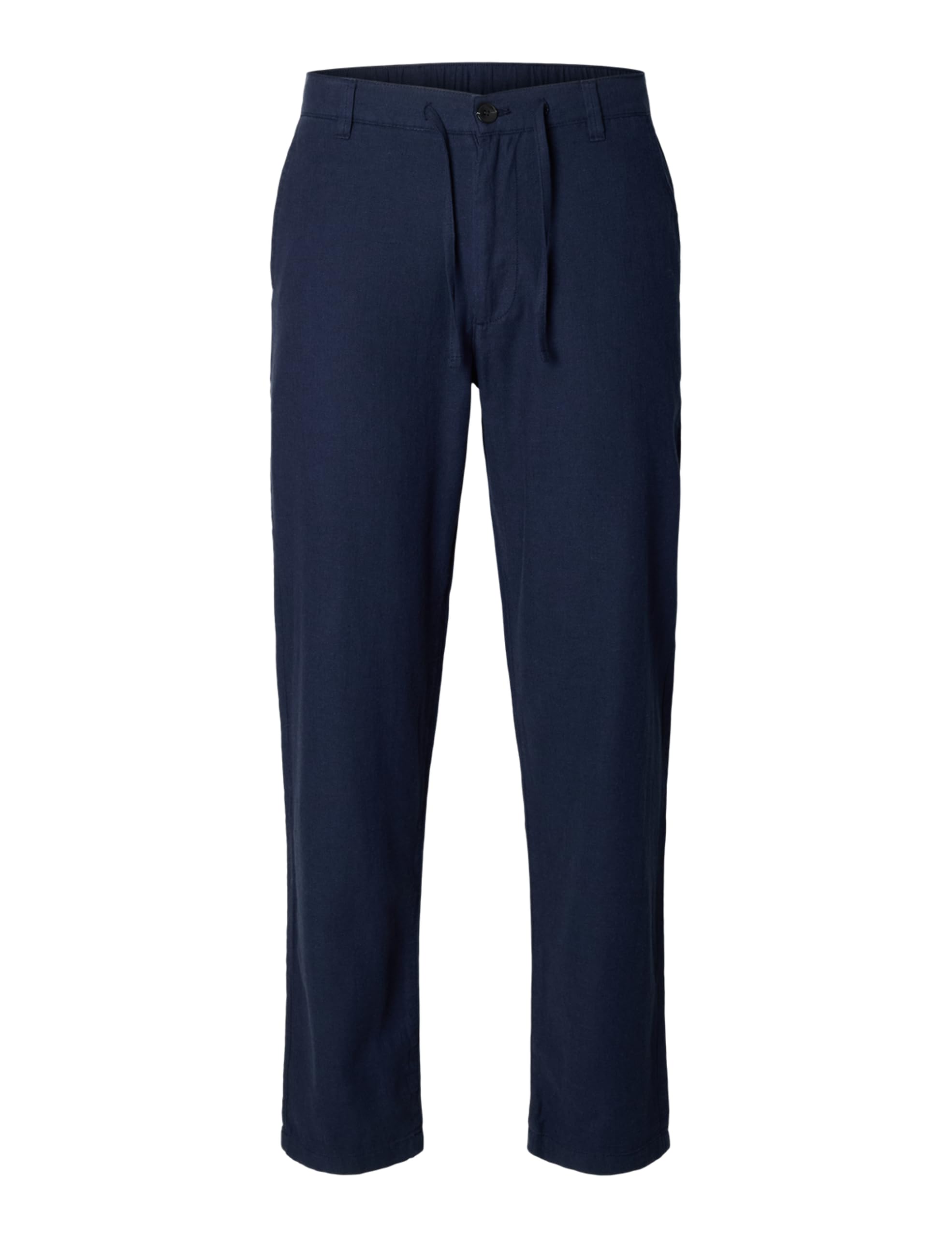 Selected Homme Mens Slh172 Slimtape Brody Linen Pant Noos Chino Trousers, Dark Sapphire, M UK