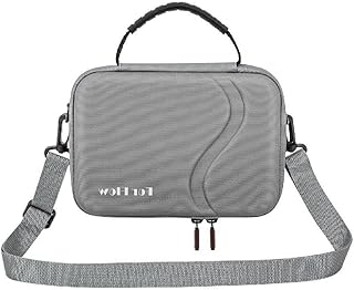 Travel Shoulder Bag Carrying Case- for Flow Stabilizer Storage Bag Shockproof Waterproof Suitcase Storage Bag for Flow Stabilizer Portable Shoulder Bag PU Carrying Case Handheld