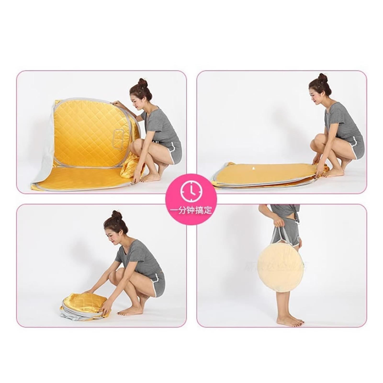 Sauna da casa, neratore portatile pieghevole for cabina sauna a e, box for tenda SPA senza e for il rilassamento del corpo di perdita di peso di una o due persone