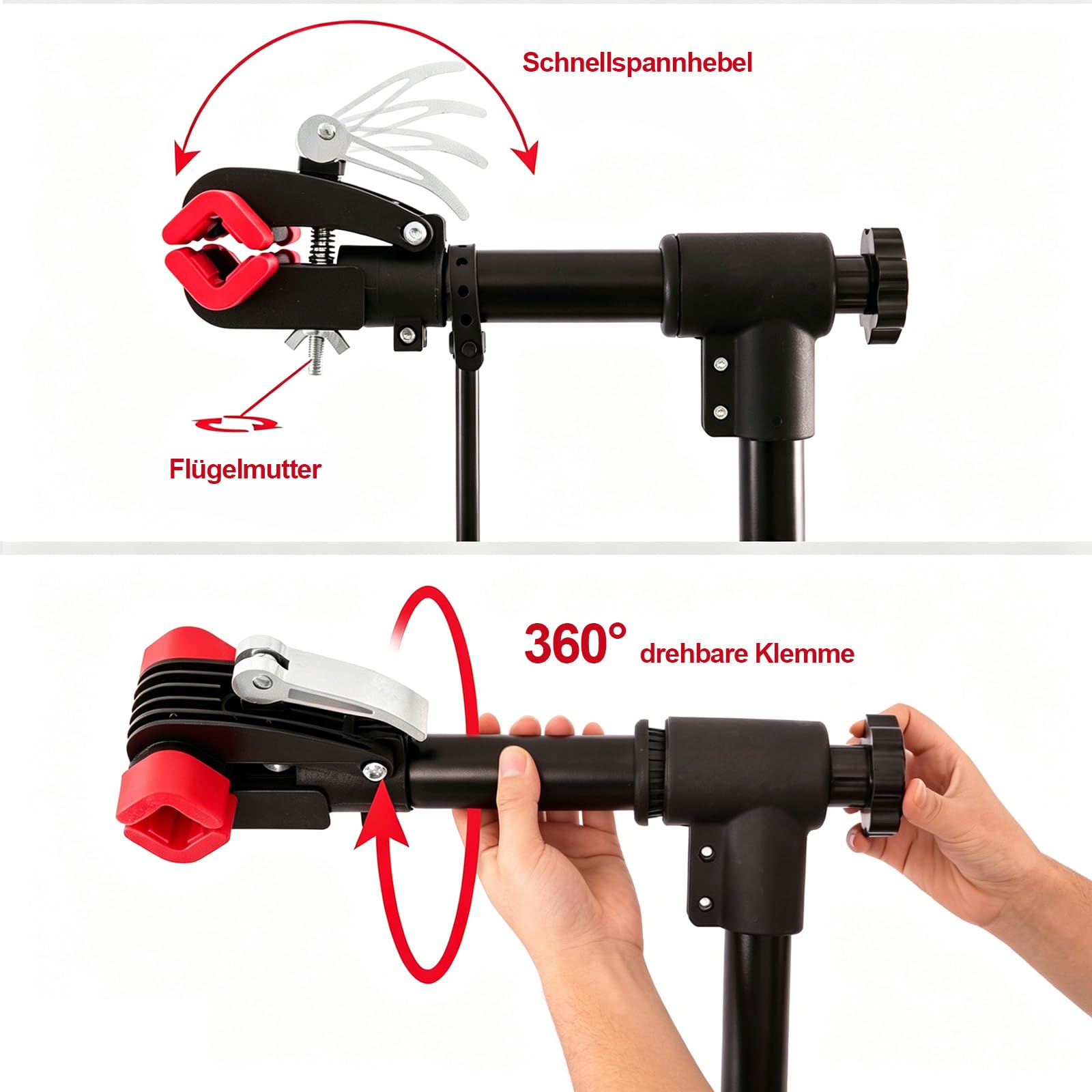 TEOV Fahrrad Reparaturständer Klappbar 30 kg Tragkraft