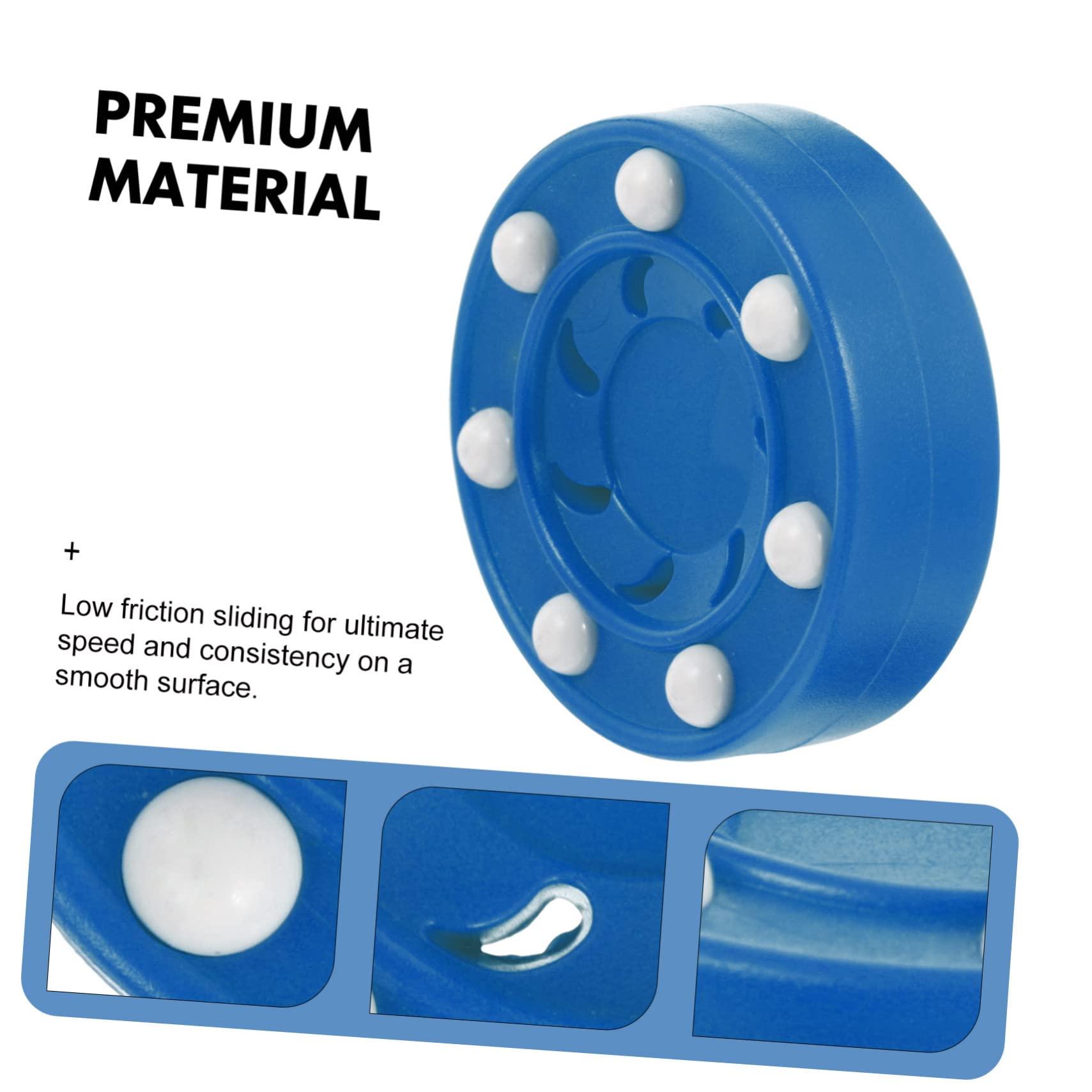 HANABASS 4 Stück Damen Hockeybälle Spiel Hockey Pucks Trainingspucks Rollhockey Puck Hockeybälle Zum Üben Professioneller Hockey Puck Für Spiel Hockey Üben Puck