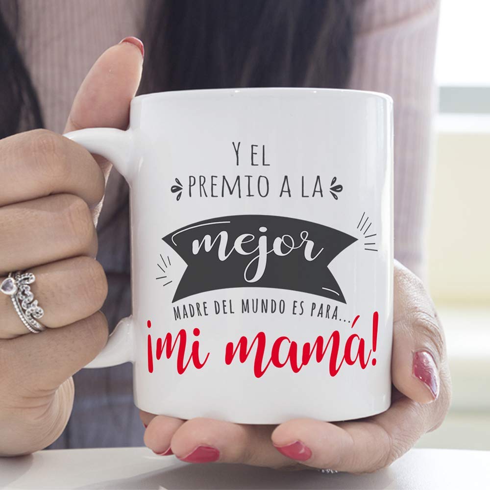 (Mug in Spanish) Best Mother Award 2, 12 - Image 2