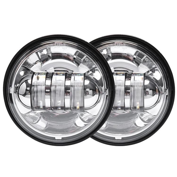 Phare LED moto 7 pouces antibrouillard 4.5 pouces Electra Glide Road King