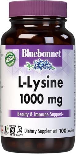BlueBonnet L-Lysine 1000 mg Cápsulas 743715000575 1
