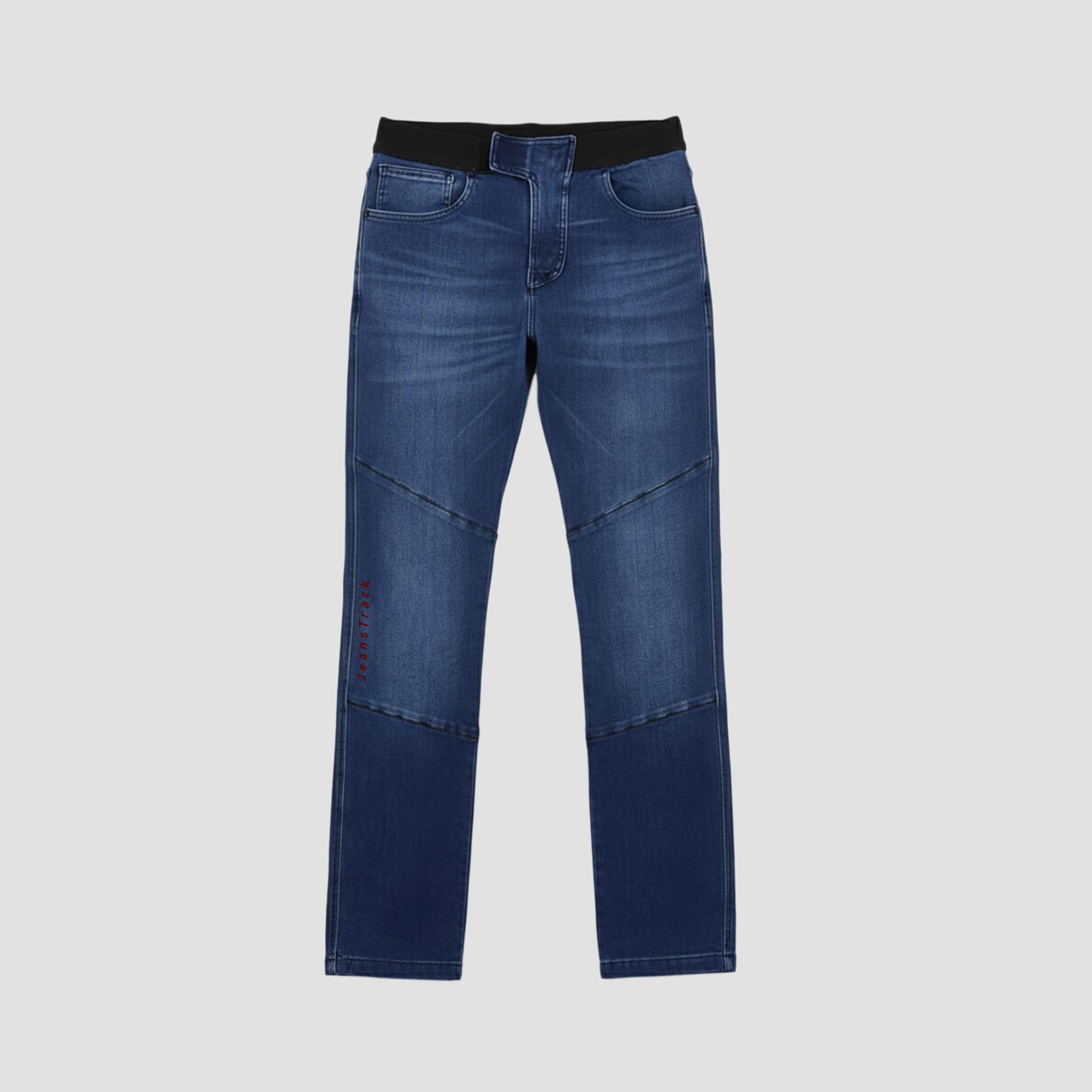 Jeanstrack Pantalón Trekking Hombre – Pantalón Escalada Elástico y Resistente – Pantalón para Senderismo – Rodillas Reforzadas y Bajos Regulables (Turia)