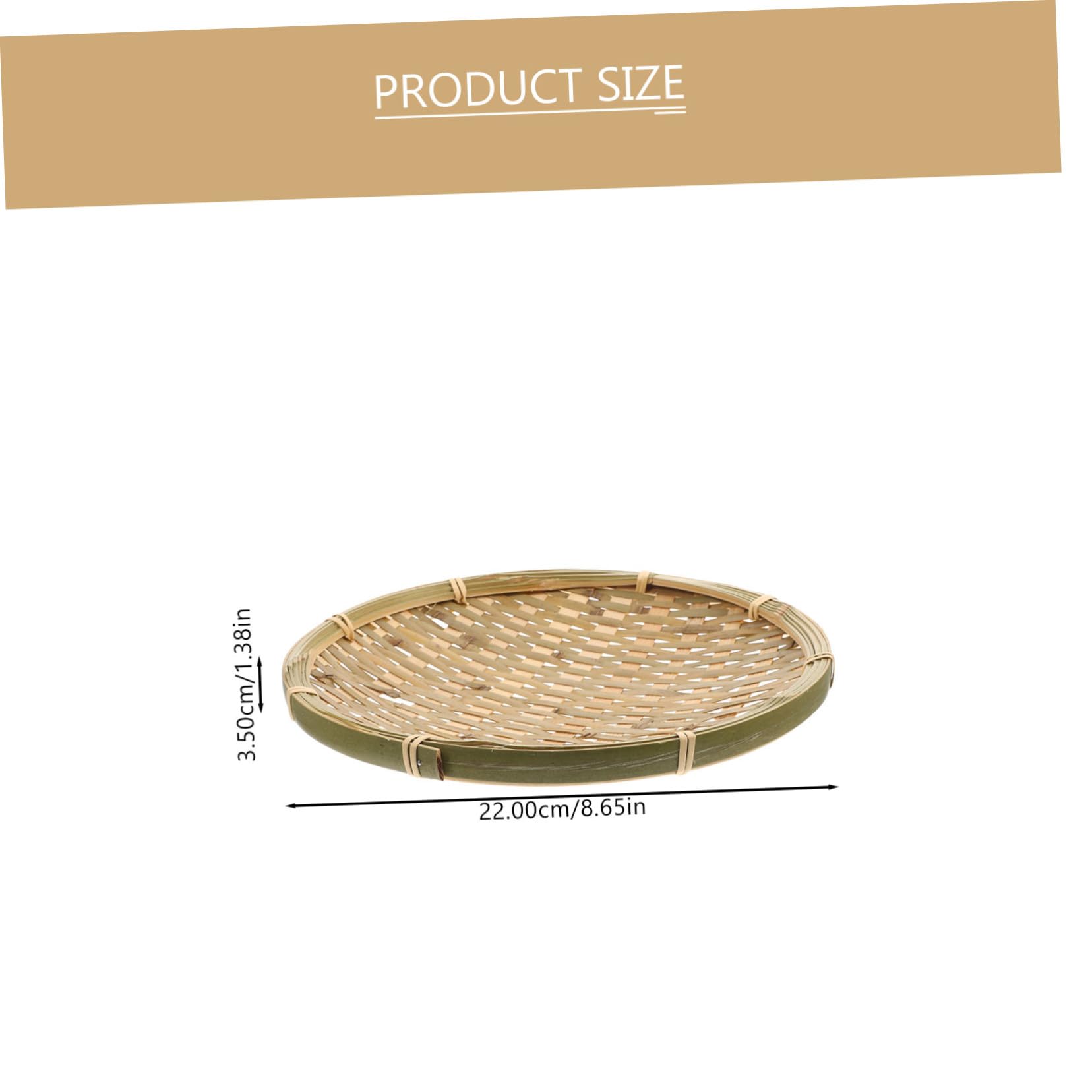 CONGARTENO Storage Basket Home Dessert Basket Vegetable Wash Basket Food Trays Wicker Cutlery Basket Bread Basket Food Deep Basket Food Serving Tray Flat Storage Baskets Serving Basket