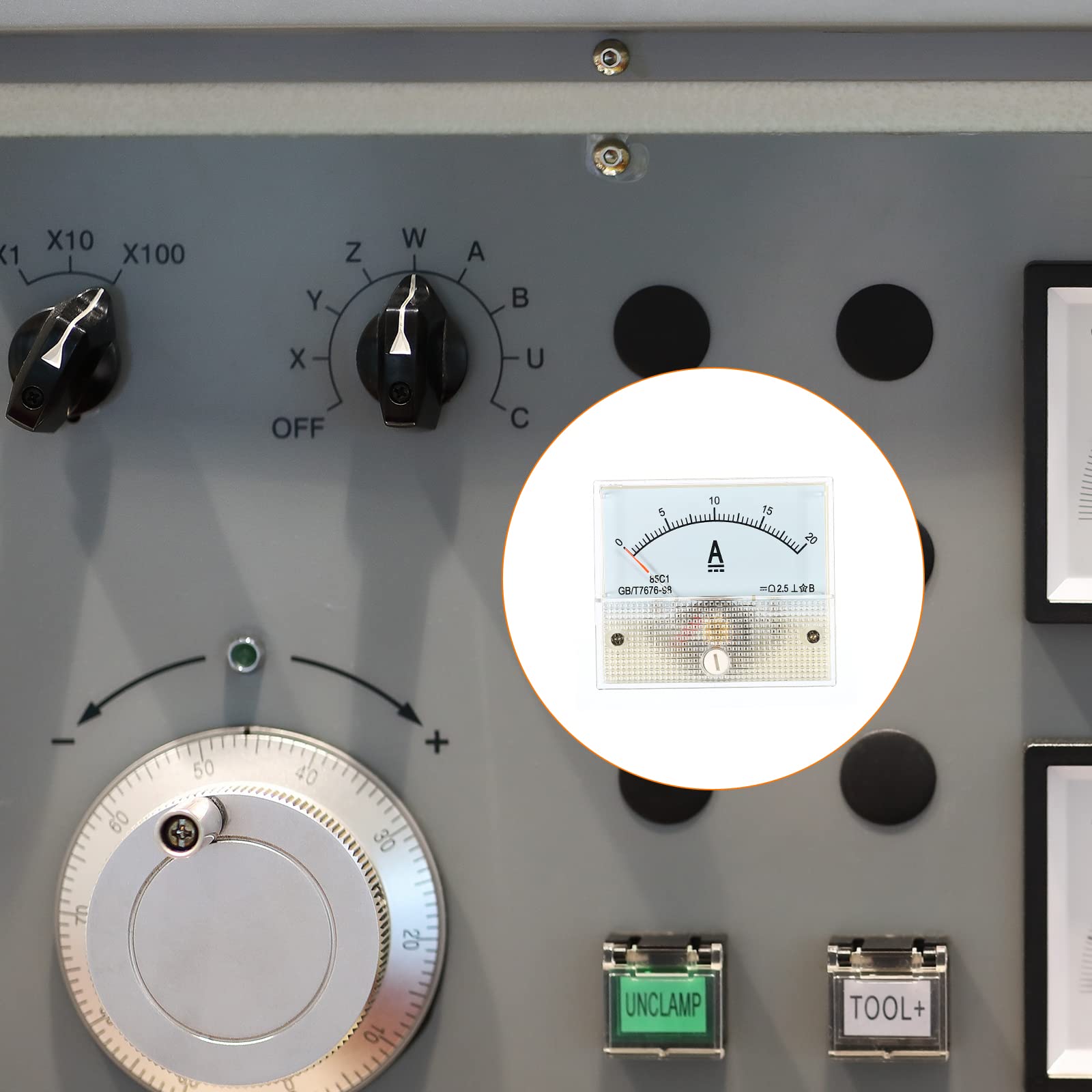 YOKIVE Analog Panel Ammeter, 85C1 Ampere Meter Current Tester, Great for Office Art, Home, Daily Use (DC 0-20A) - Image 3