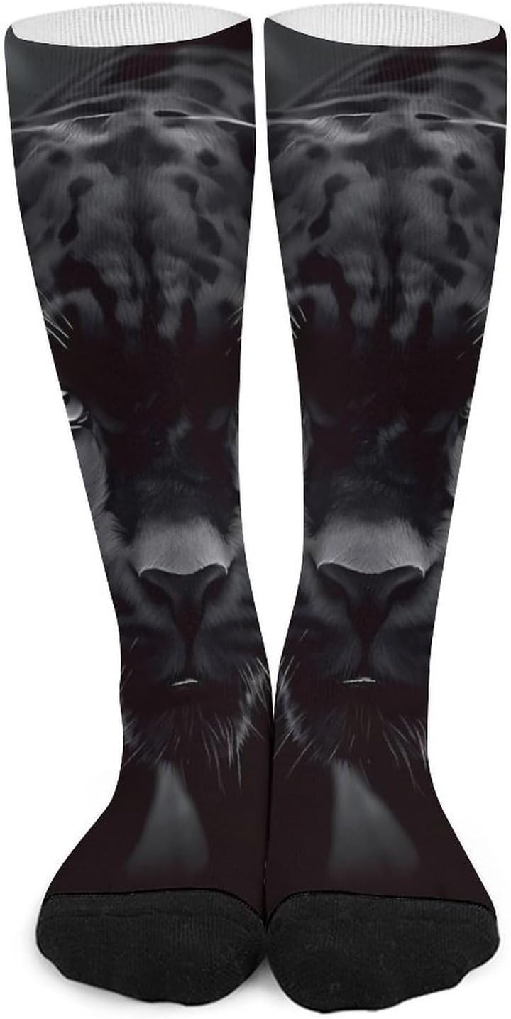 Knee High Socks Cool Panther Long Tube Boot Seamless Toe