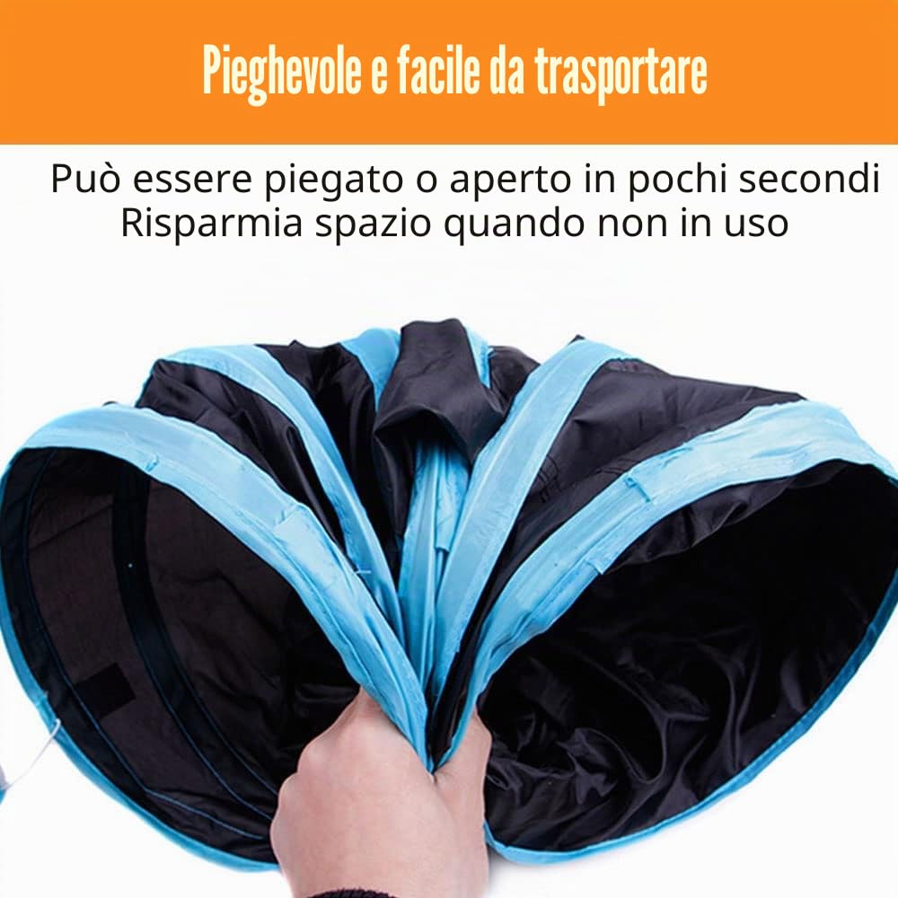 21 Pezzi Gatti Giochi Interattivi Tunnel Giocattoli Gatto Mouse Ball Giocattolo per Gatti Bacchetta Teaser Giochi con Piume