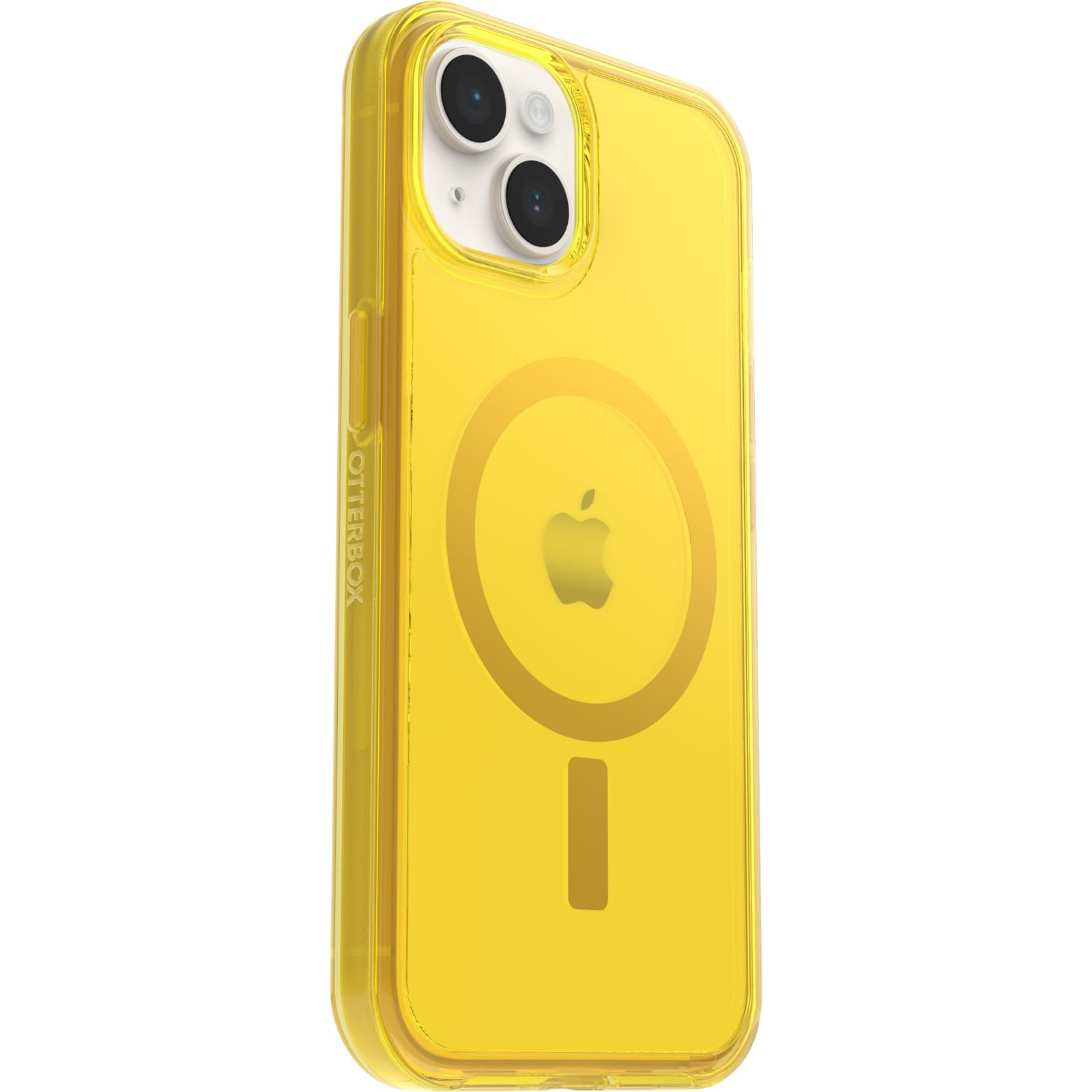 OtterBox Cover per iPhone 14 Symmetry+ Clear per MagSafe, Resistente a shock e cadute, Sottile, Testata 3x norme MIL-STD 810G, Sun Day
