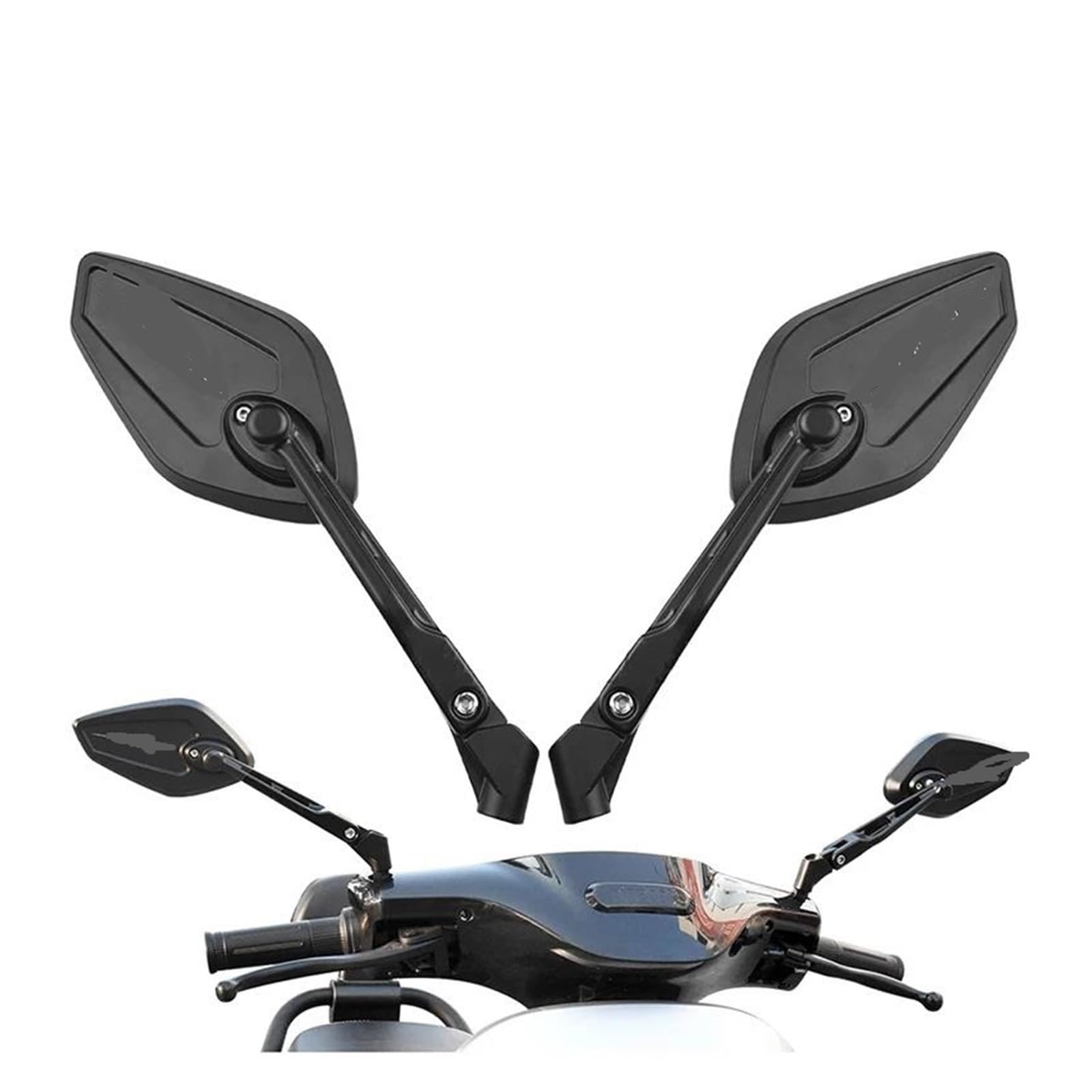 retrovisores moto Para Suzuki GSX 650F GSR400 Para Zontes 350E Espejo Retrovisor Motocicleta Scooter Lado 8 10MM
