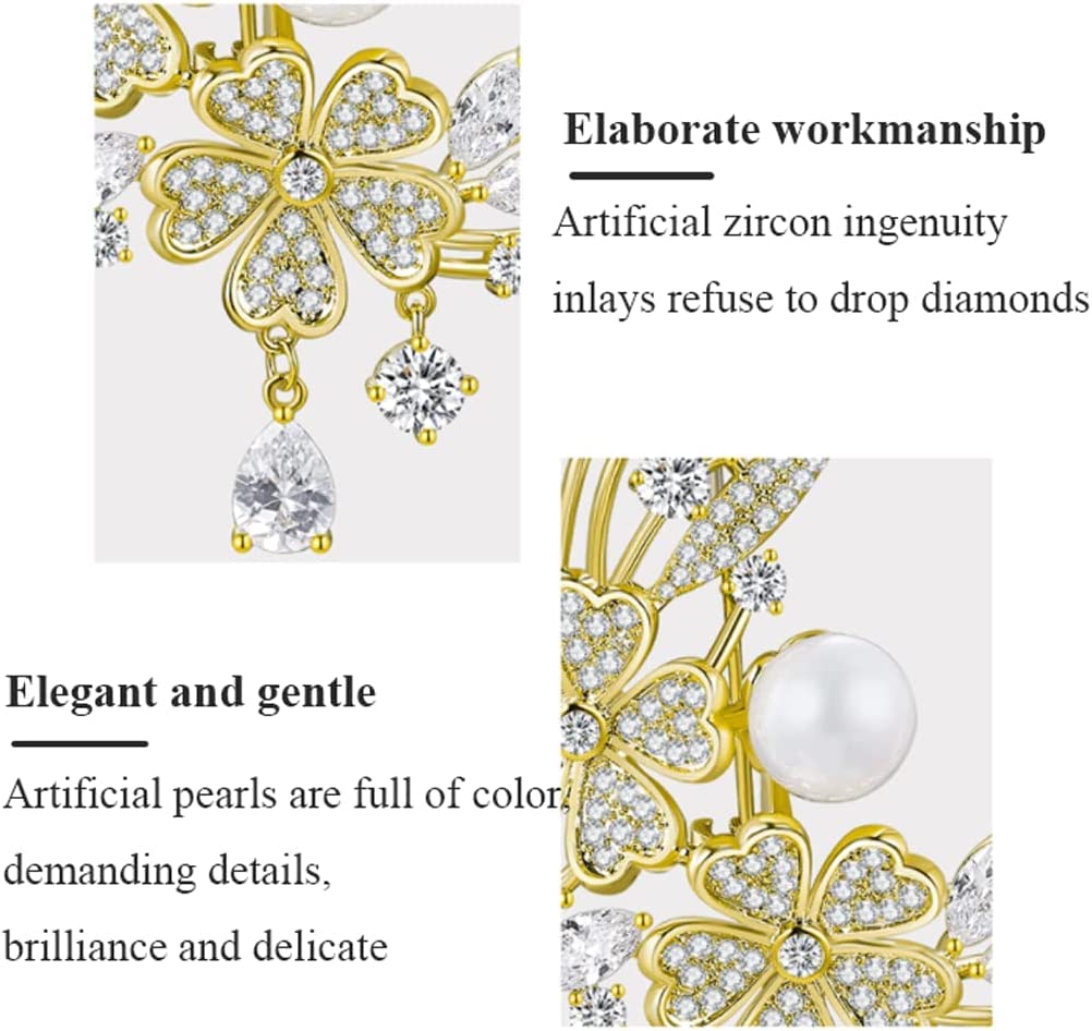 brosche Exquisite Inlay Strass broschen Corsage kragennadel für Frauen schalnadel handgefertigte kragenklammern Kleid anstecknadel