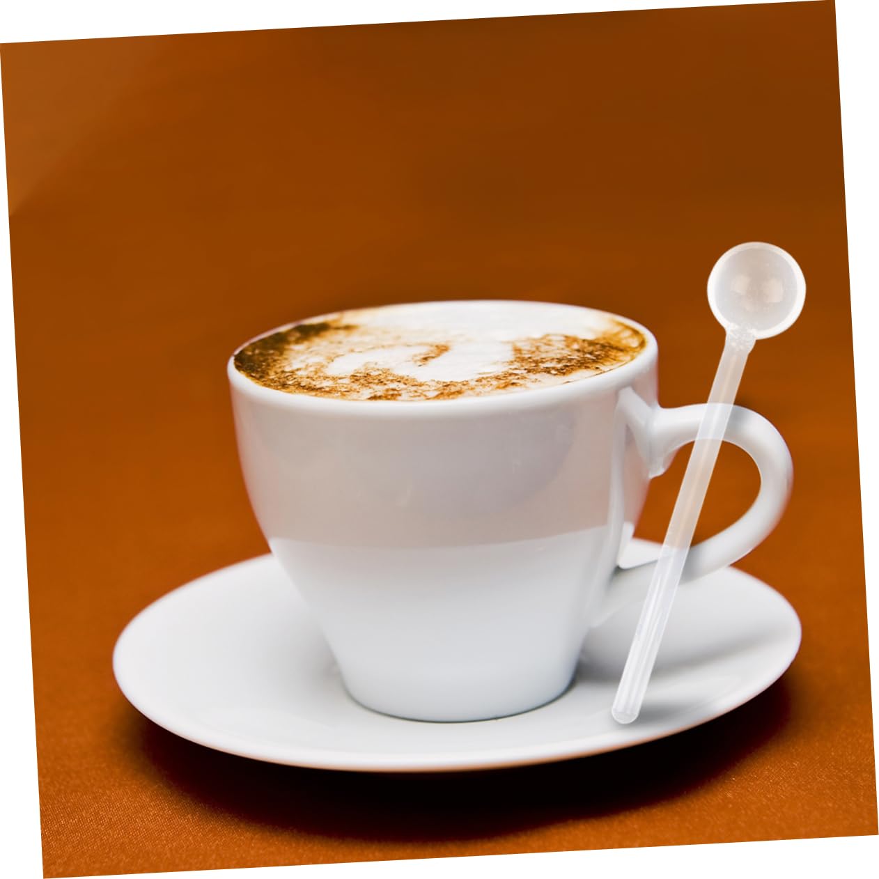 Alipis 18piezas Cucharas De De Mango Para Café y De Utensilios De Cocina Transparentes Para Bebidas y Postres