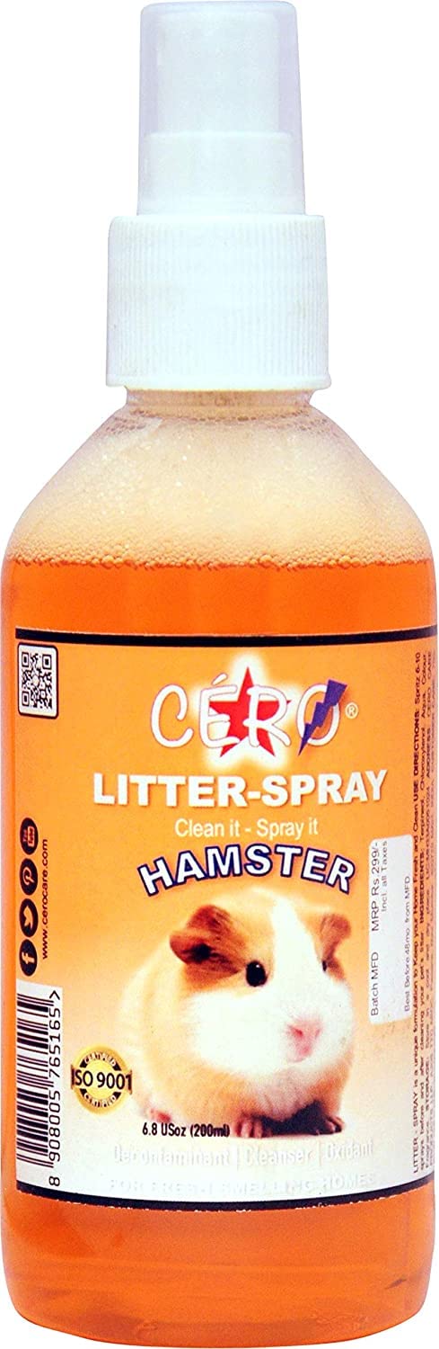 CERO Hamster Litter Spray Decontaminant (195ml) (B09YXL1K3M) Amazon Price History, Amazon Price Tracker