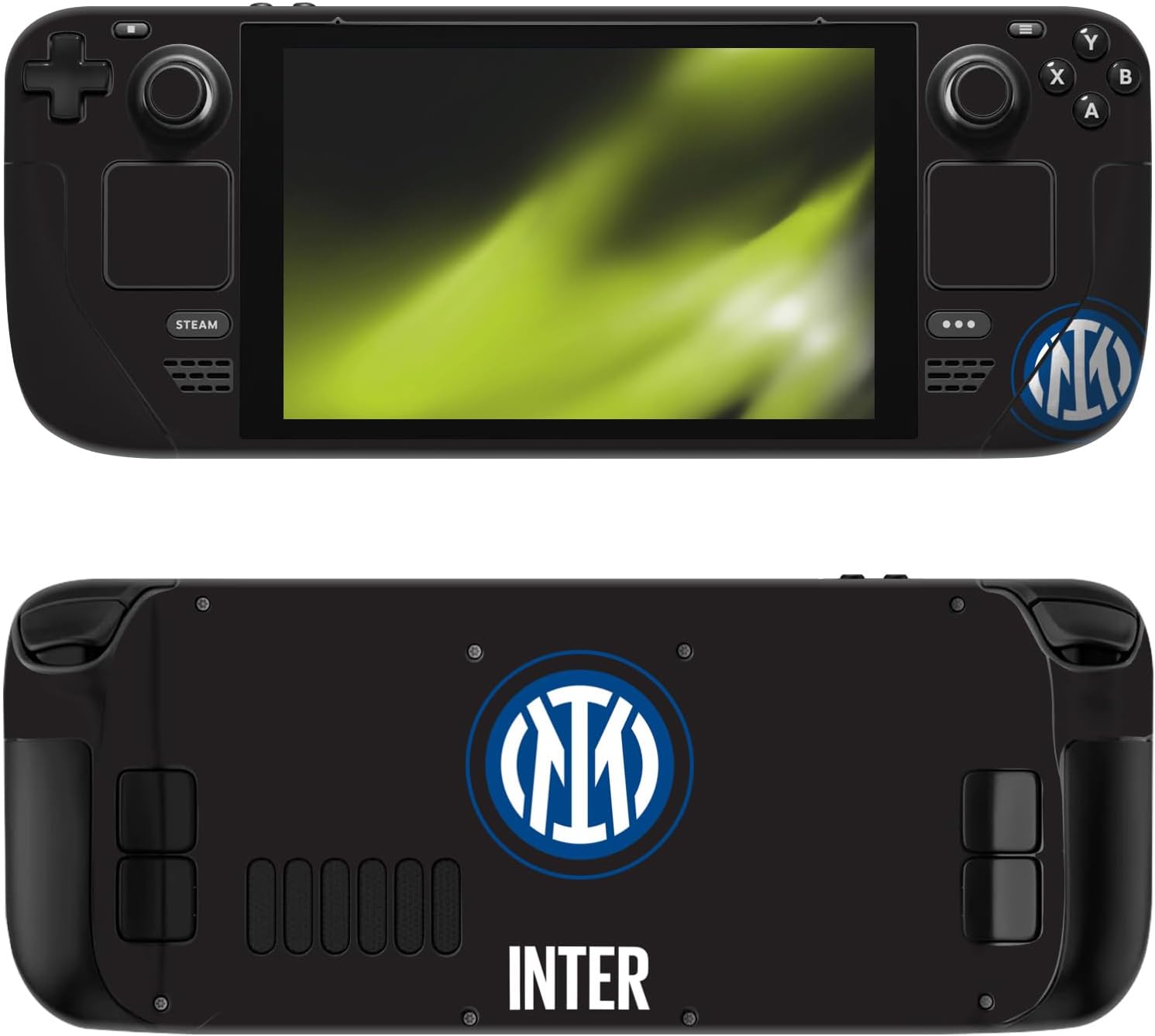 Head Case Designs Officially Licensed Inter Milan Inter Milano Logo Badge Vinyl Sticker Skin Decal Cover Compatible with Steam Deck