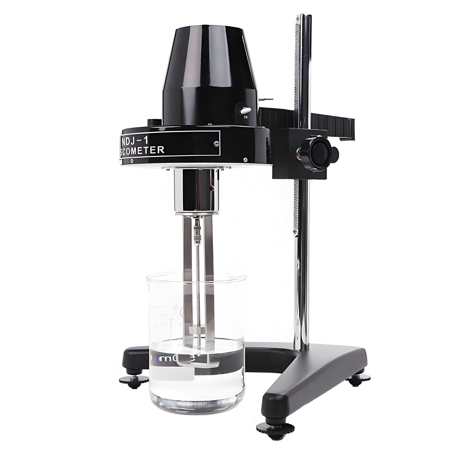 AiODiO Digital Rotary Viscometer, Portable Rotary Viscometer,10-100,000 MPa.S, Adjustable Speed, with 4 Rotors for Grease, Paint, Adhesives
