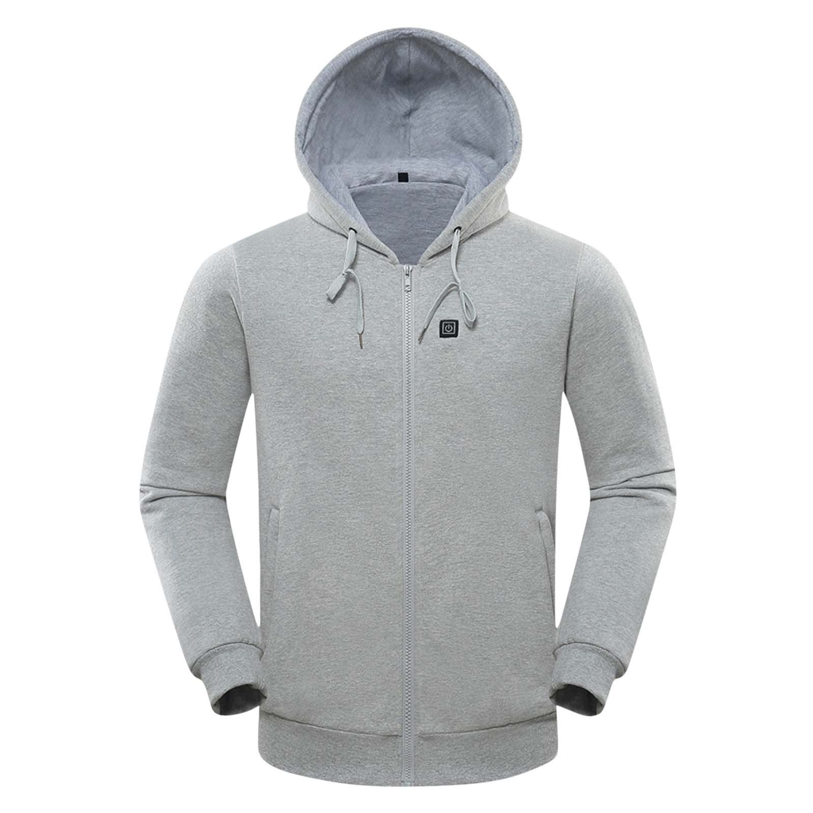 KQIVAM Manteau Chauffante Femmes Hommes,Veste Polaire Chauffante Homme Gilet Vetement Hiver Travail Manteau Chauffant Homme Femme Manche Longue, 5 Zones de Chauffé, 3 Températures