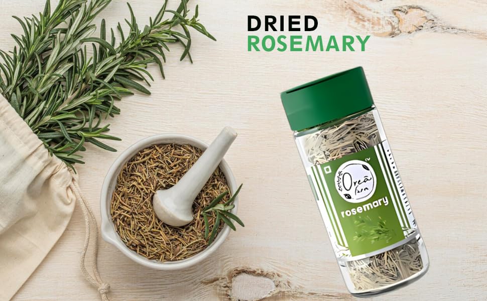 Orea Farm Dry Rosemary Leaves for Hair Growth, Seasoning, Marinades, Baking, 18 Gram - Image 2 thumbnail