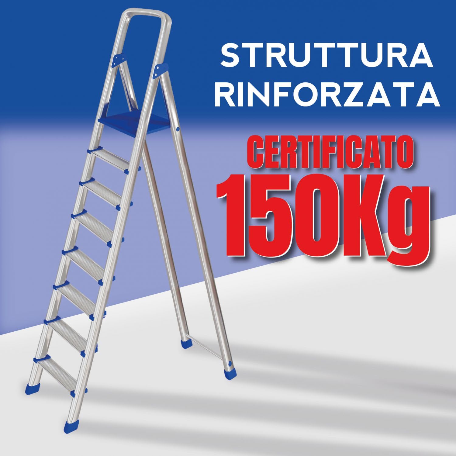 SKY BRIKER - Scala Domestica In Alluminio 7 Gradini - EPRICE