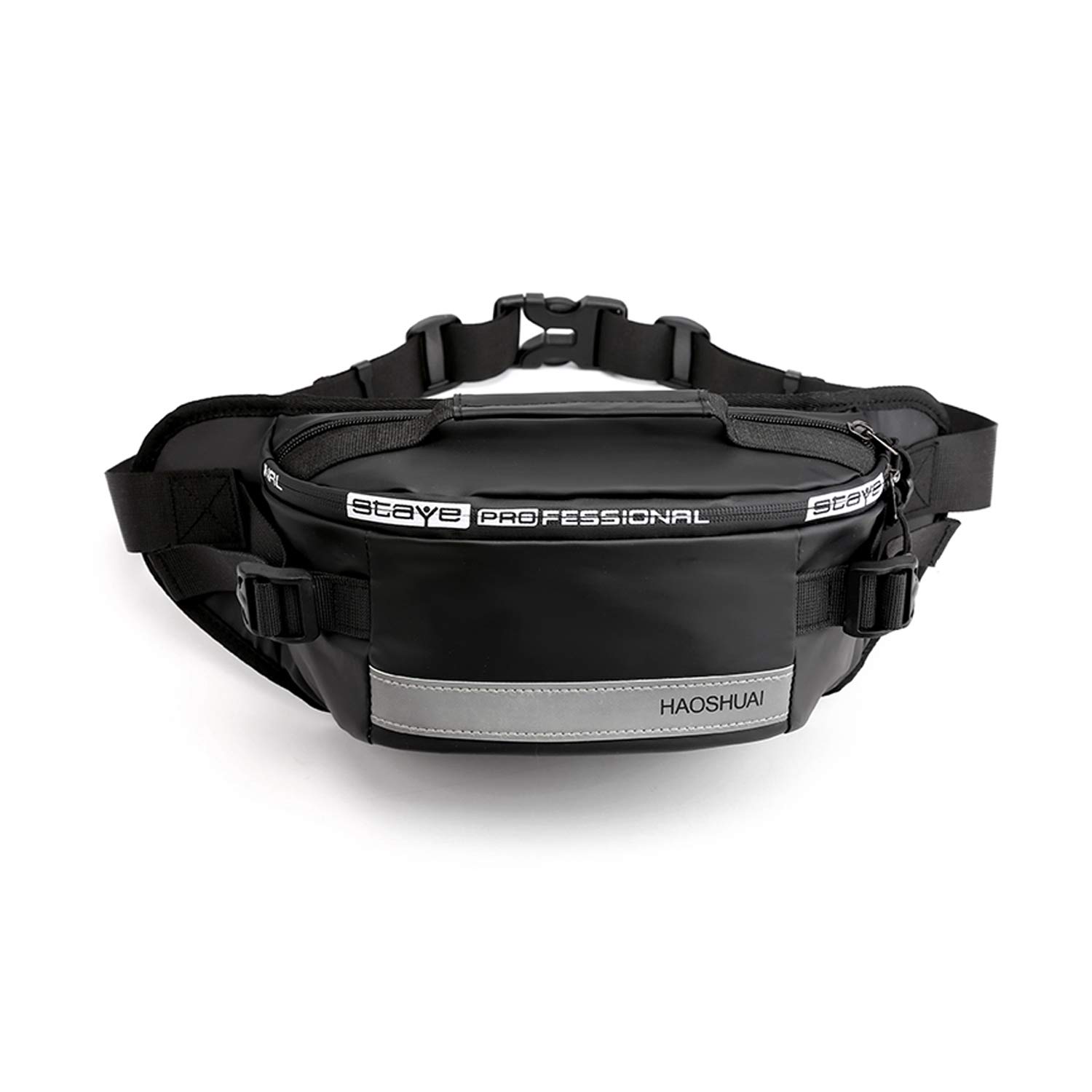 FANDARE Zaino Monospalla Uomo Marsupio Borsa a tracolla Borsetta Sling Waist Bag Zaino Sportivo Zaino Spalla Borsa a Spalla per Trekking Ciclismo Viaggio Scuola Durevole Nylon Nero