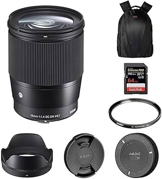 Amazon.com : Sigma 16mm f/1.4 DC DN Contemporary Lens for