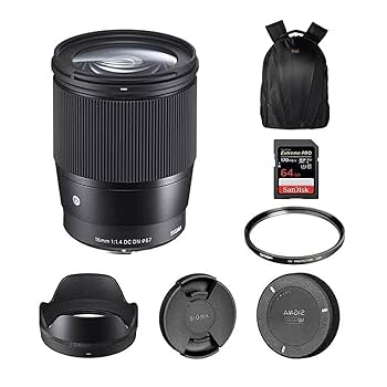 Amazon.com : Sigma 16mm f/1.4 DC DN Contemporary Lens for