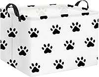 Vista 24 de HIYAGON - Cesta de Animales del Bosque Rectangular, Cesta de Almacenamiento para Bebé, Caja Organizadora de Almacenamiento, Caja de Decoración