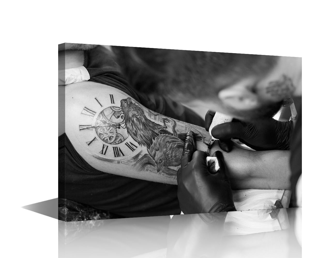 Wall Decorations for Living Room Tattoo Artist Home Decor Tattoo Art Artwork for Home Walls Canvas Paintings Wall Decor Art Tattoo Pictures 1 Piece Posters and Prints Ready to Hang (16''Wx 24''H)